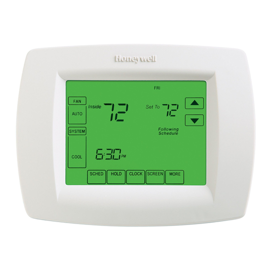 HONEYWELL VISIONPRO TH8321U1097 THERMOSTAT OPERATING MANUAL ManualsLib