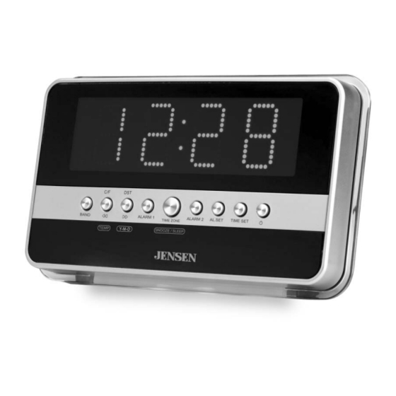JENSEN JCR275 CLOCK RADIO USER MANUAL ManualsLib