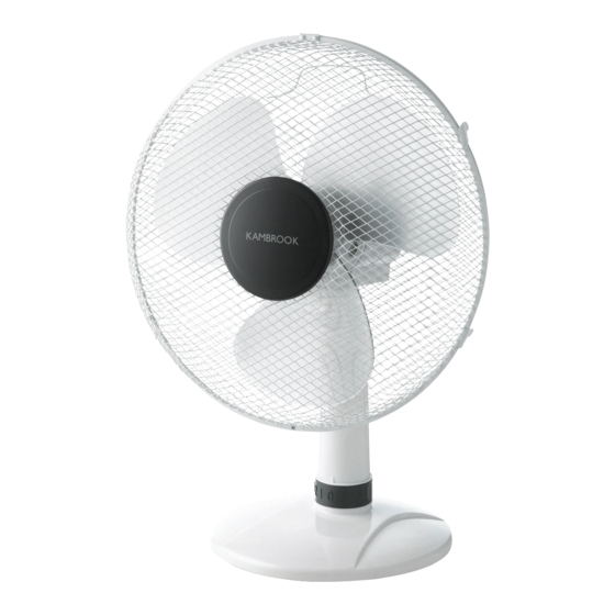KAMBROOK ARCTIC KFA210 FAN INSTRUCTION BOOKLET ManualsLib