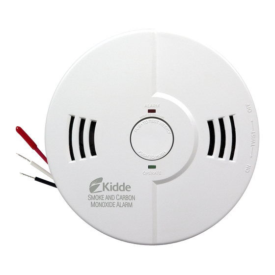 KIDDE KN-COSM-ICA CARBON MONOXIDE ALARM USER MANUAL | ManualsLib