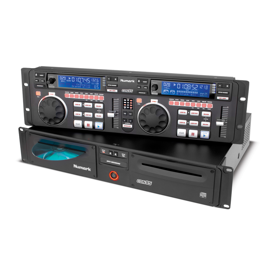 NUMARK CDN90 CD PLAYER MANUAL ManualsLib