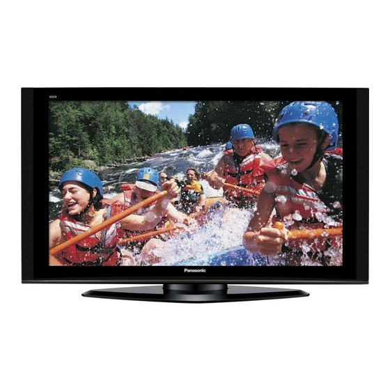 PANASONIC TH42PZ77U PLASMA TV OPERATING INSTRUCTIONS MANUAL ManualsLib