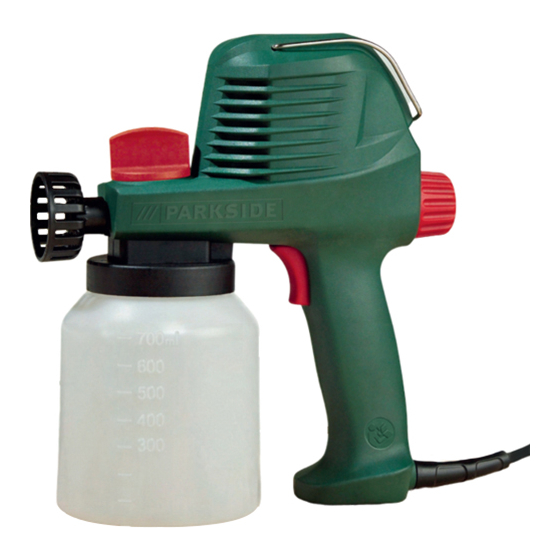 PARKSIDE PFSP 100 PAINT SPRAYER OPERATION AND SAFETY NOTES ManualsLib