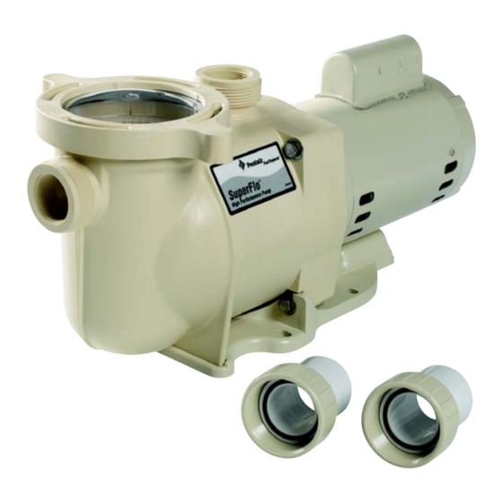 PENTAIR POOL PRODUCTS SUPERFLO HIGH PERFORMANCE PUMP SWIMMING POOL PUMP