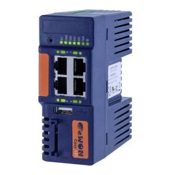 eWON Cosy 131 Ethernet Installation Manual