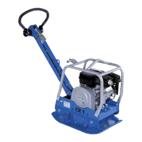 Weber mt CR 1 Operating And Maintenance Manual