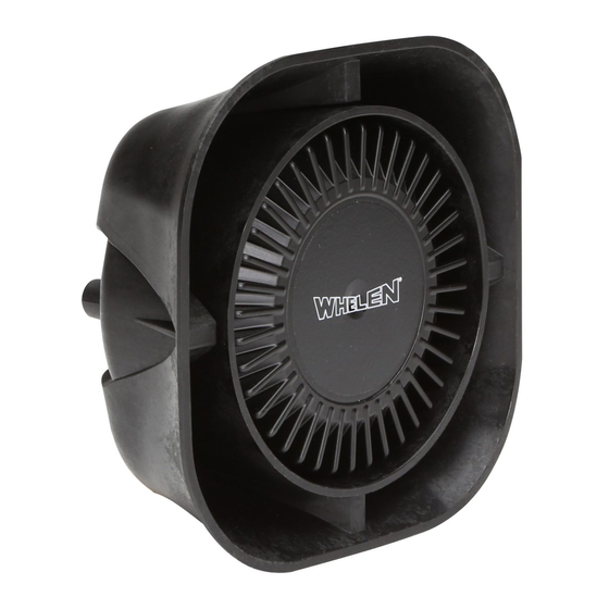 Whelen Engineering Company SAK63D Installation Manual