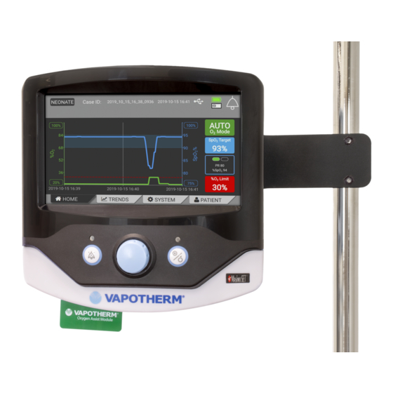 Vapotherm Oxygen Assist Module Quick Reference Manual