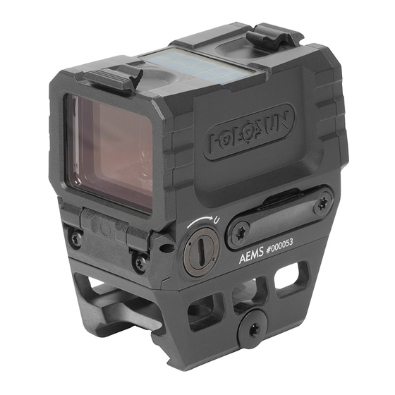 HOLOSUN AEMS CORE Series User Manual