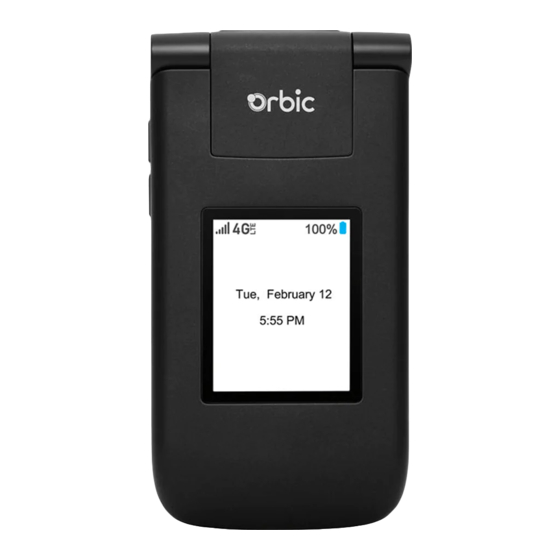 ORBIC JOURNEY V USER MANUAL Pdf Download ManualsLib