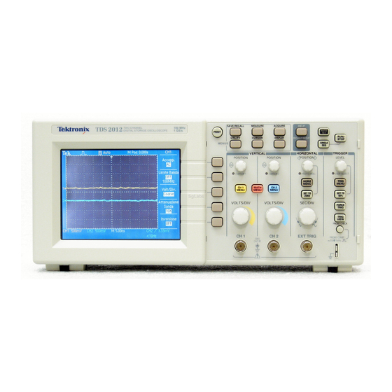 Tektronix TDS 2012 User Manual