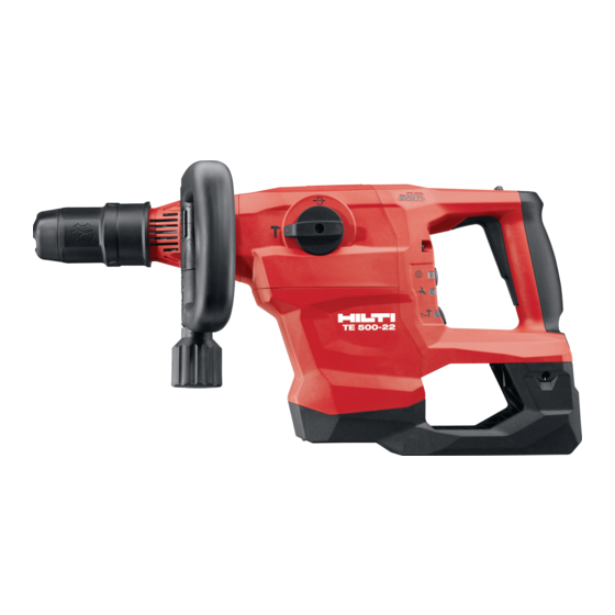 HILTI NURON TE 500--22 ORIGINAL OPERATING INSTRUCTIONS Pdf Download ...