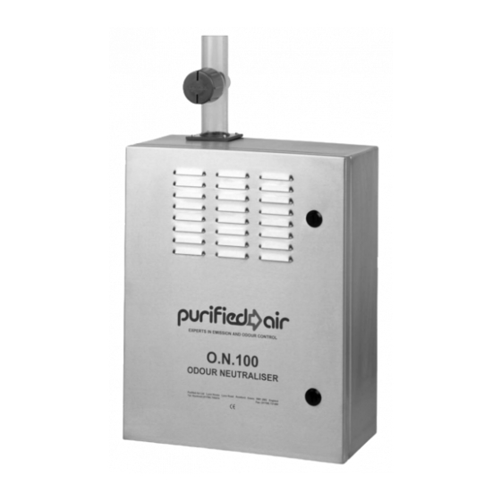 PURIFIED AIR ON 100 MANUAL Pdf Download ManualsLib