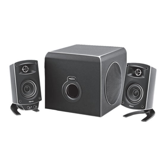 KLIPSCH PROMEDIA 2.1 OWNER