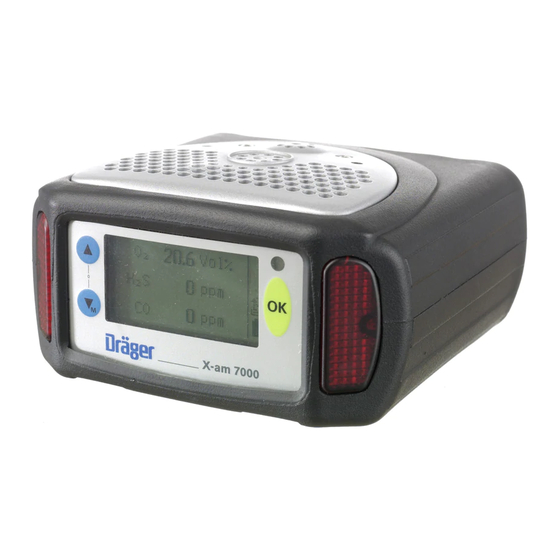 Dräger X-am 7000 Instructions For Use Manual