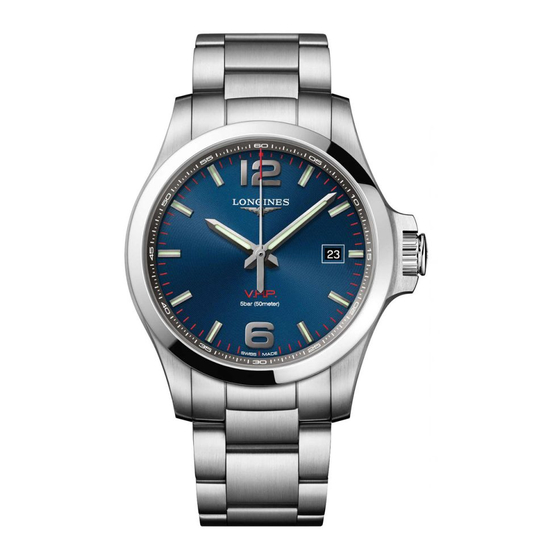 LONGINES CONQUEST VHP L288 INSTRUCTION MANUAL Pdf Download