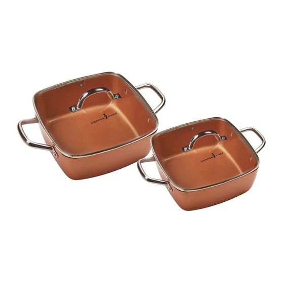 COPPER CHEF 10 PIECE COOKWARE SET. MANUAL Pdf Download ManualsLib