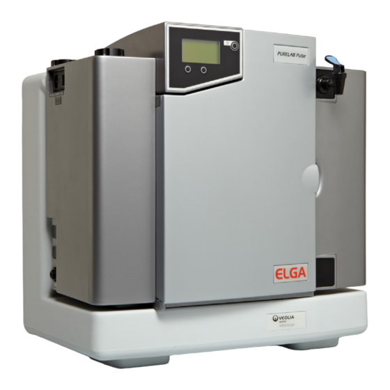 ELGA PURELAB PULSE 1 / 2 US OPERATOR'S MANUAL Pdf Download ManualsLib