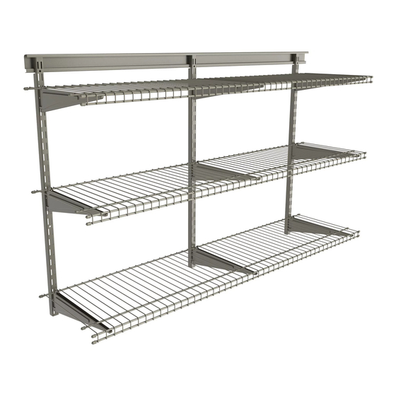 CLOSET MAID SHELFTRACK ASSEMBLY INSTRUCTIONS MANUAL Pdf Download ManualsLib