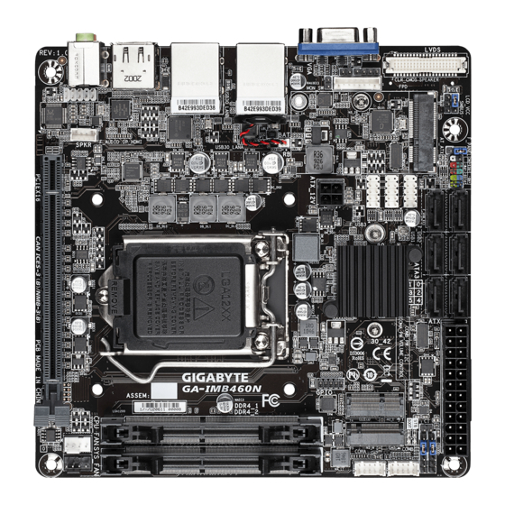 Gigabyte GA-IMB460N User Manual