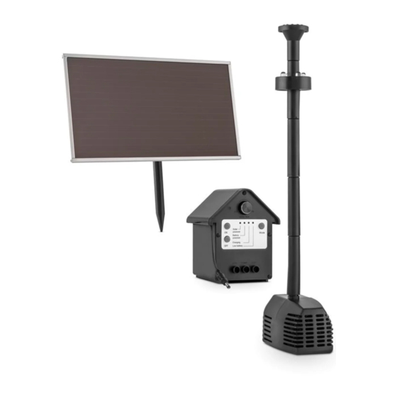 User Manuals: Blumfeldt Wasserwerk 250 Solar Water Pump