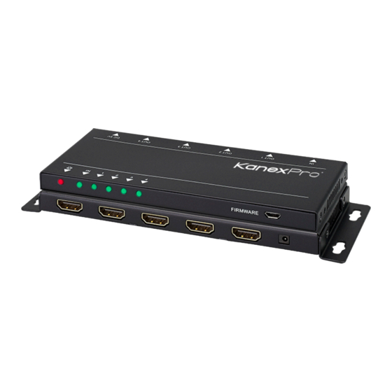 KanexPro SP-4KPROSLIM1X4 Instructions Manual