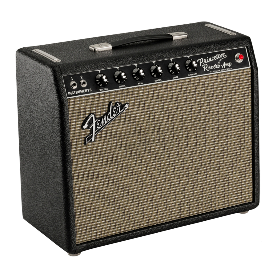 Fender '64 Custom Princeton Reverb - Amplifier Manual
