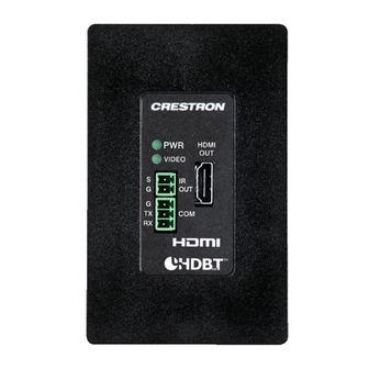 Crestron DM-RMC-4K-100-C Operations & Installation Manual