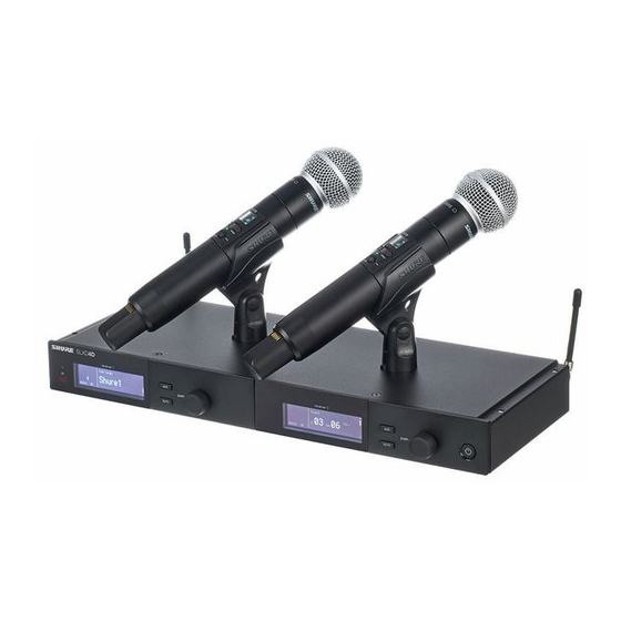 Shure SLXD4 Manual