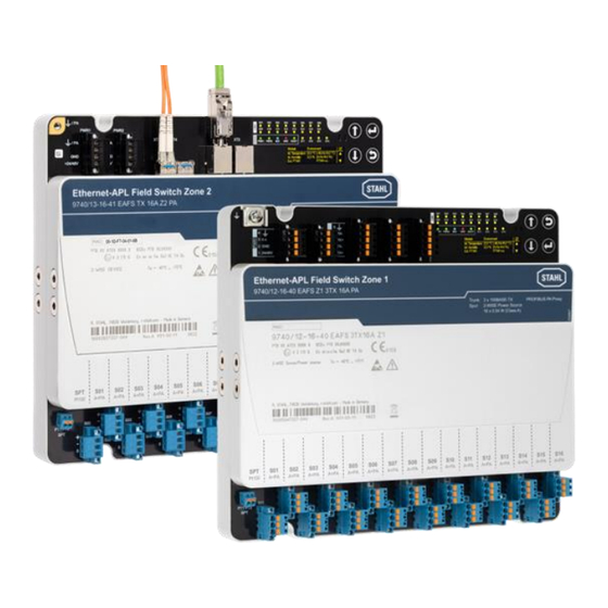 Stahl ethernet-apl 9740 Series Operating Instructions Manual