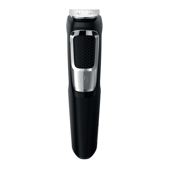 Philips Multigroom 3000 Series Quick Start Manual