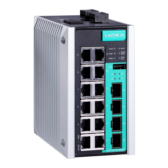 Moxa Technologies EtherDevice EDS-G500E Series Installation Manual