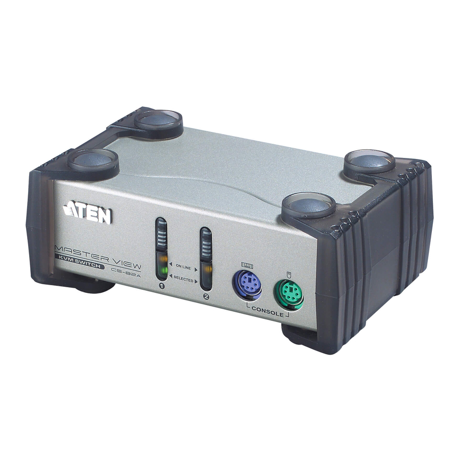 ATEN Master View CS-82A User Manual