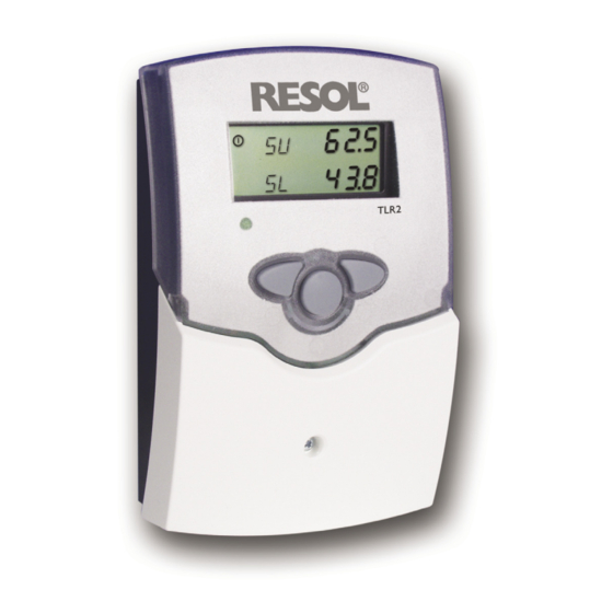 Resol TLR2 Manual