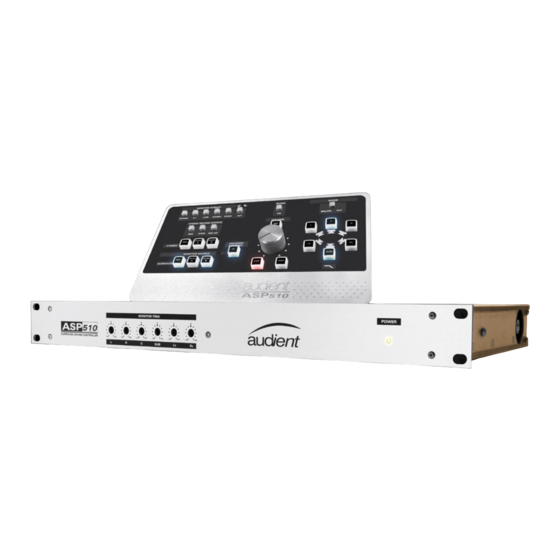 AUDIENT ASP510 USER MANUAL Pdf Download | ManualsLib