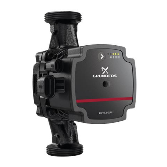 Grundfos Alpha 1 Und 2 Unterschied GRUNDFOS ALPHA SOLAR INSTRUCTIONS MANUAL Pdf Download | ManualsLib