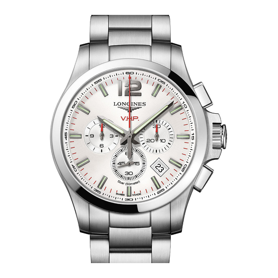 LONGINES CONQUEST VHP L289 INSTRUCTION MANUAL Pdf Download