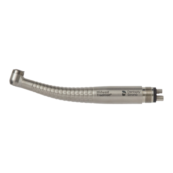 DENTSPLY SIRONA MIDWEST TRADITION TB INSTRUCTIONS FOR USE MANUAL Pdf