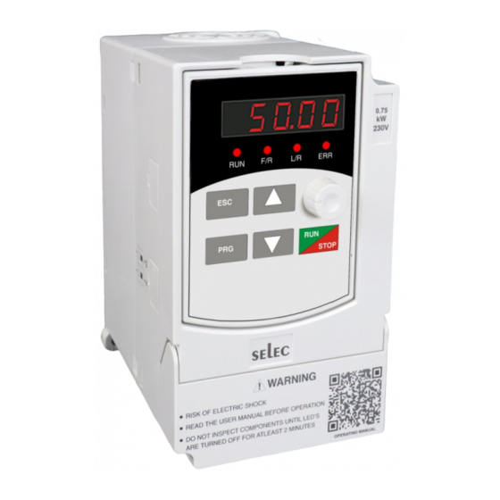 SELEC VFD SERIES USER MANUAL Pdf Download ManualsLib