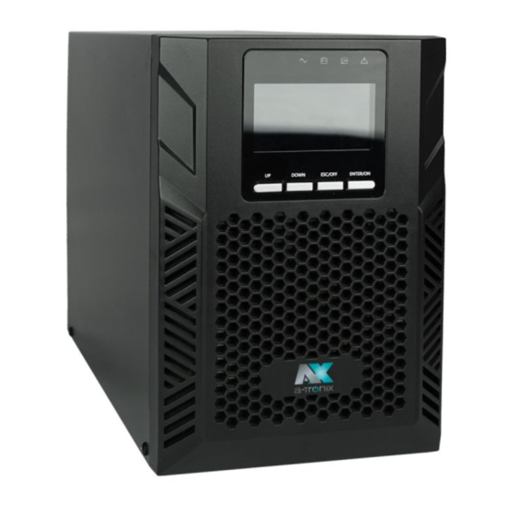 A-TRONIX UPS EDITION ONE 1KVA INSTALLATION AND OPERATING INSTRUCTIONS ...