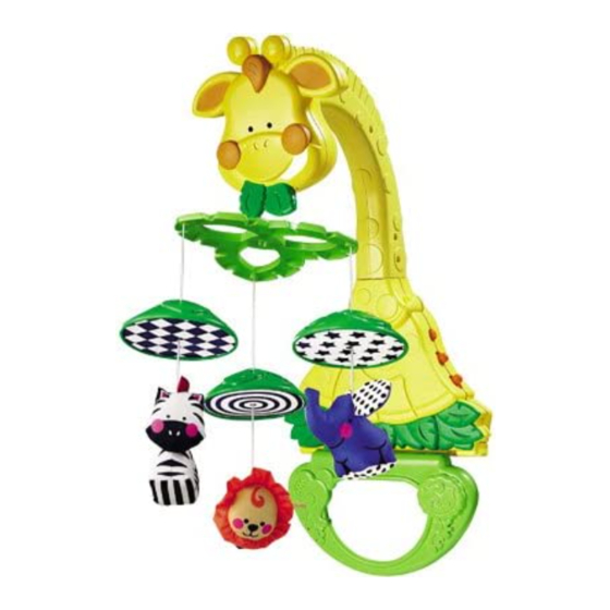 FISHERPRICE JUNGLE DEVELOPMENT MOBILE LINKADOOS G5776 INSTRUCTIONS
