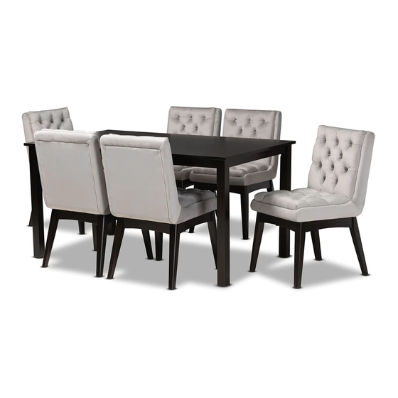 BAXTON STUDIO BBT5391 DC ASSEMBLY INSTRUCTIONS Pdf Download ManualsLib