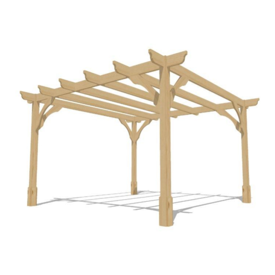 RUTLAND COUNTY GARDEN FURNITURE PREMIUM PERGOLA ASSEMBLY INSTRUCTIONS ...
