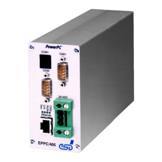 ESD electronic PowerPC EPPC-405-1 Hardware Manual