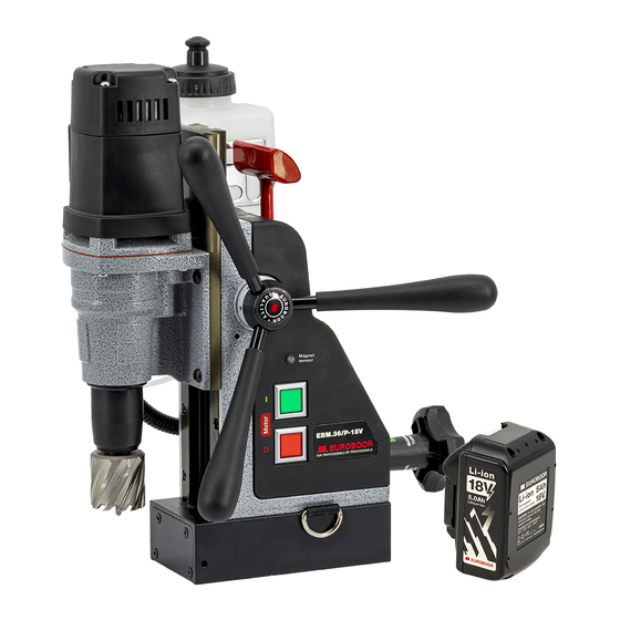 Euroboor EBM.36/P-18V User Manual