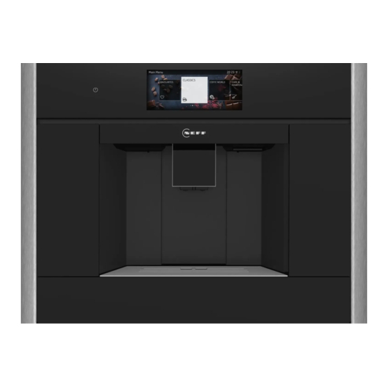 NEFF CL9TX11X0 Information For Use