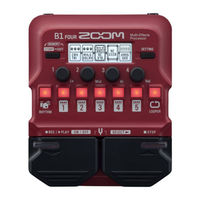Zoom B1X FOUR Quick Manual