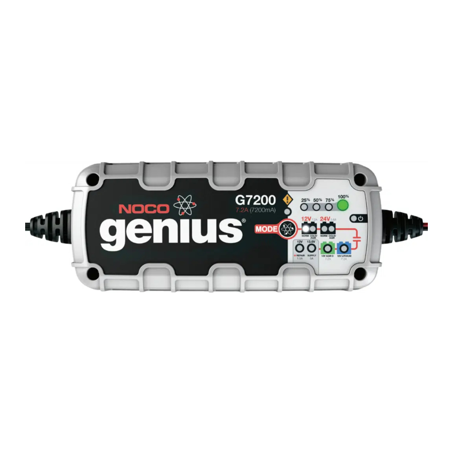 Noco Genius G7200 Manual