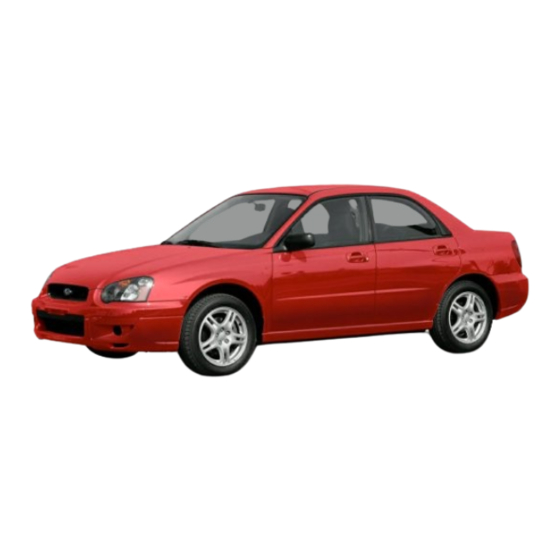 Subaru 2004 Impreza Service Manual