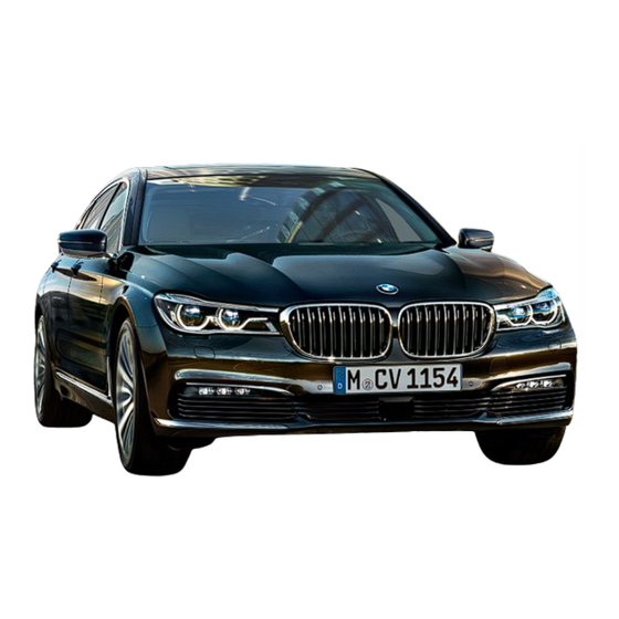 BMW 7 Series Owner's Manual